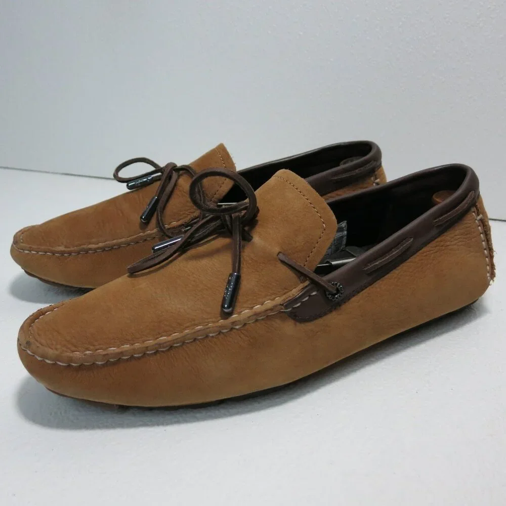 UGG Australia Leather Tassel Moccasin Loafer Men's Footwear Shoes Sz 9.5 M